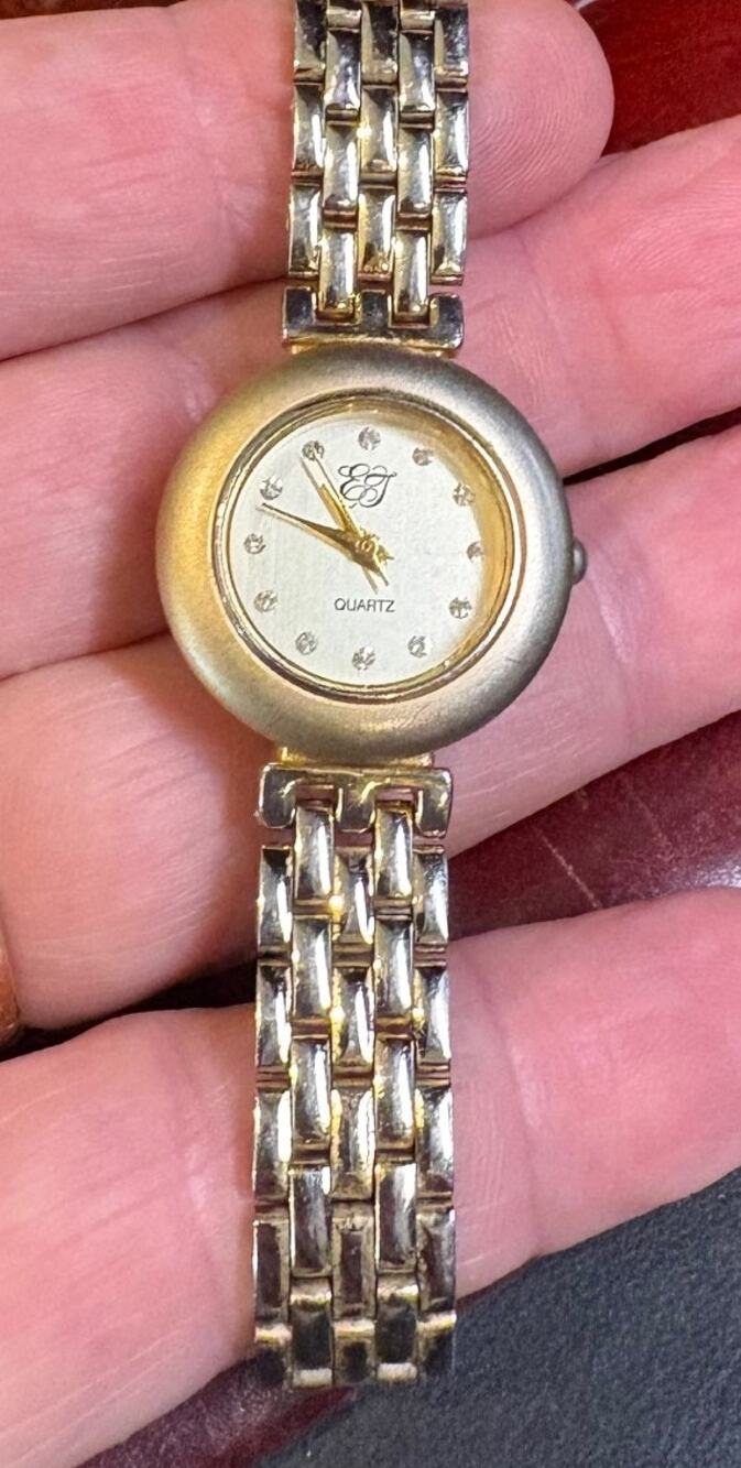 Women's 25mm Silver Tone Daisy Fuentes Watch